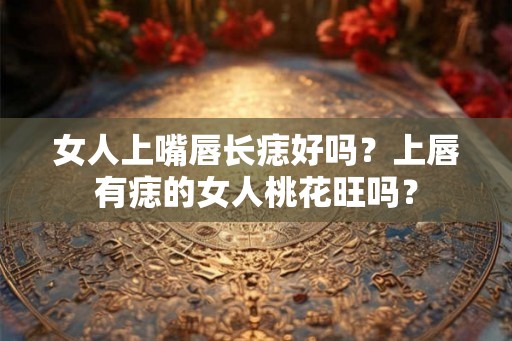 女人上嘴唇长痣好吗？上唇有痣的女人桃花旺吗？