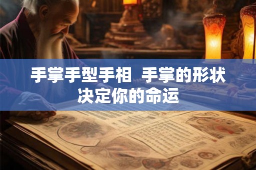 手掌手型手相 手掌的形状决定你的命运 手掌手型手相 手掌的形状决定你的命运