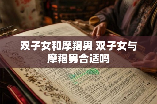 双子女和摩羯男 双子女与摩羯男合适吗 双子女和摩羯男 双子女与摩羯男合适吗