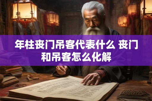年柱丧门吊客代表什么 丧门和吊客怎么化解