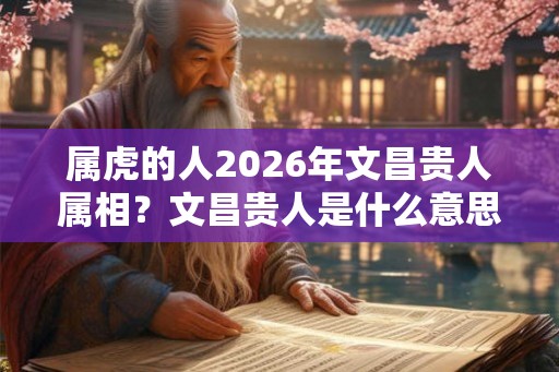 属虎的人2026年文昌贵人属相？文昌贵人是什么意思？