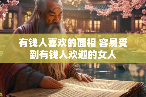有钱人喜欢的面相 容易受到有钱人欢迎的女人 有钱人喜欢的面相 容易受到有钱人欢迎的女人