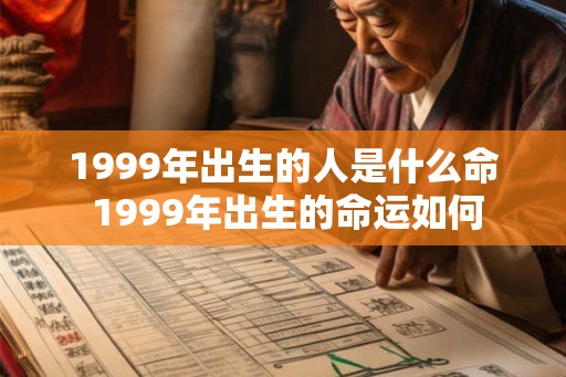 1999年出生的人是什么命 1999年出生的命运如何 1999年出生的人是什么命 1999年出生的命运如何