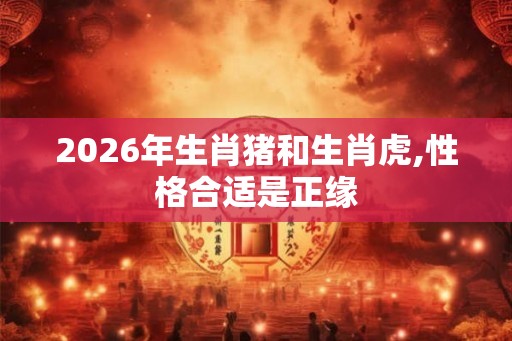 2026年生肖猪和生肖虎,性格合适是正缘
