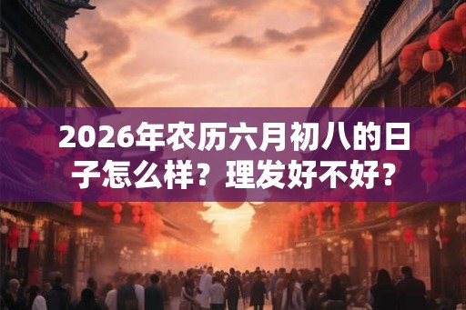 2026年农历六月初八的日子怎么样？理发好不好？