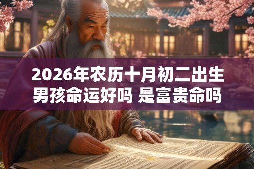 2026年农历十月初二出生男孩命运好吗 是富贵命吗