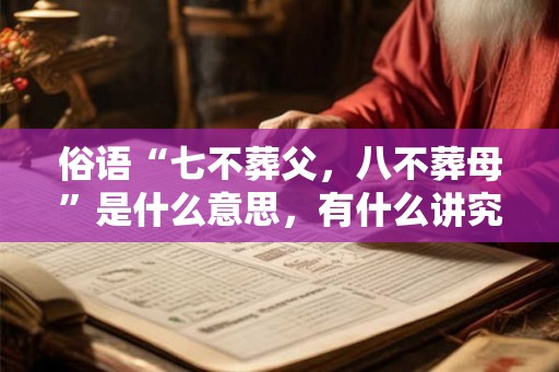 俗语“七不葬父，八不葬母”是什么意思，有什么讲究？