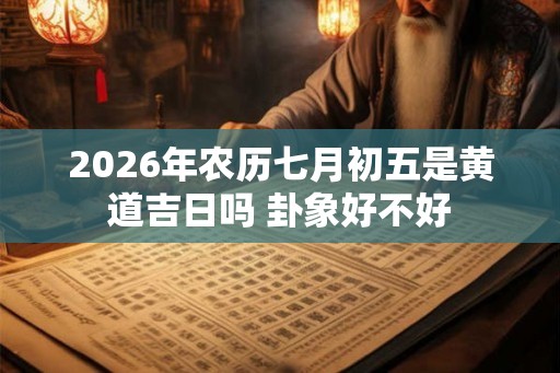 2026年农历七月初五是黄道吉日吗 卦象好不好