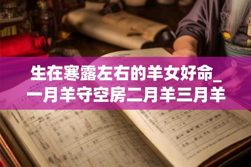 生在寒露左右的羊女好命_一月羊守空房二月羊三月羊 生在寒露左右的羊女好命_一月羊守空房二月羊三月羊