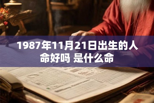 1987年11月21日出生的人命好吗 是什么命