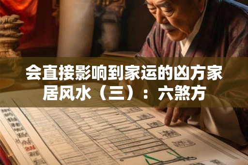 会直接影响到家运的凶方家居风水（三）：六煞方