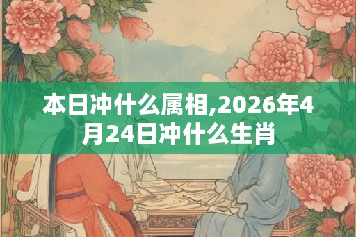 本日冲什么属相,2026年4月24日冲什么生肖