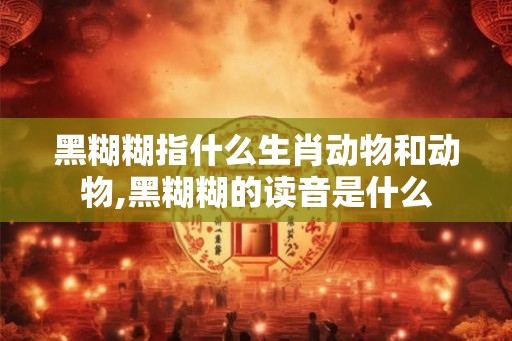 黑糊糊指什么生肖动物和动物,黑糊糊的读音是什么