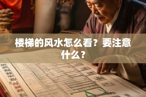 楼梯的风水怎么看?要注意什么? 楼梯的风水怎么看?要注意什么?