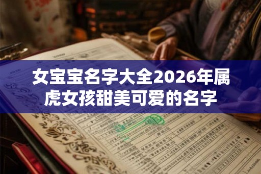 女宝宝名字大全2026年属虎女孩甜美可爱的名字