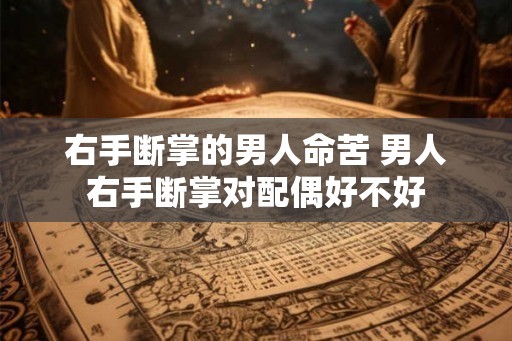 右手断掌的男人命苦 男人右手断掌对配偶好不好 右手断掌的男人命苦 男人右手断掌对配偶好不好