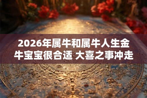 2026年属牛和属牛人生金牛宝宝很合适 大喜之事冲走霉运