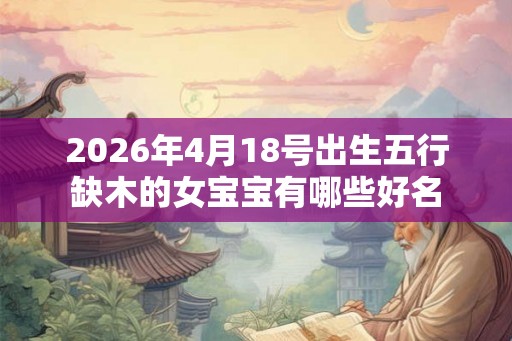 2026年4月18号出生五行缺木的女宝宝有哪些好名