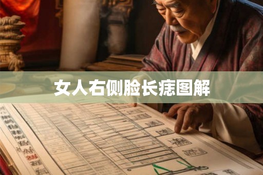 女人右侧脸长痣图解