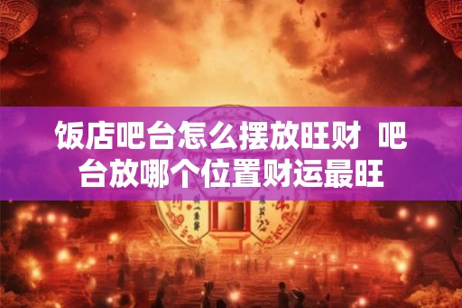 饭店吧台怎么摆放旺财 吧台放哪个位置财运最旺 饭店吧台怎么摆放旺财 吧台放哪个位置财运最旺
