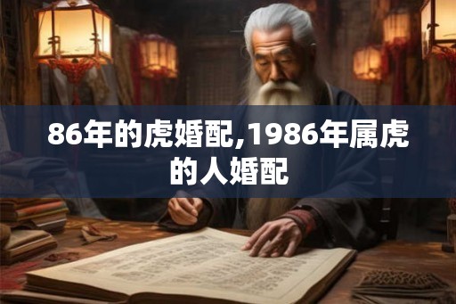 86年的虎婚配,1986年属虎的人婚配