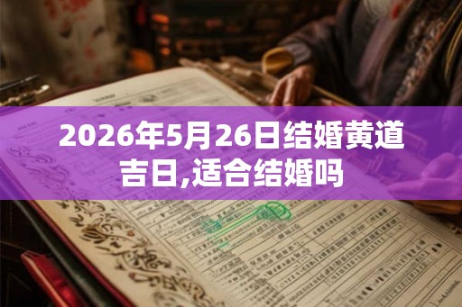 2026年5月26日结婚黄道吉日,适合结婚吗