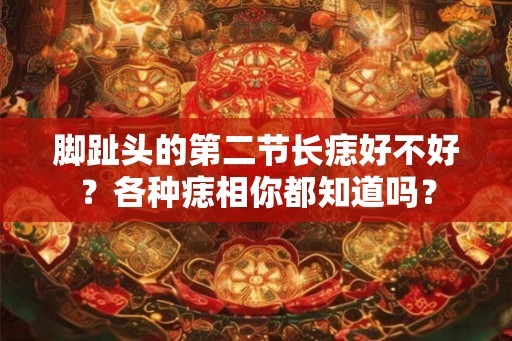 脚趾头的第二节长痣好不好？各种痣相你都知道吗？