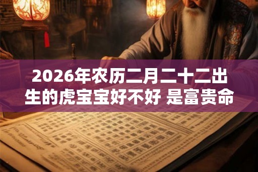2026年农历二月二十二出生的虎宝宝好不好 是富贵命吗 2026年农历二月二十二出生的虎宝宝好不好 是富贵命吗