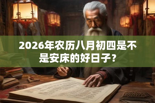 2026年农历八月初四是不是安床的好日子？