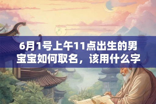 6月1号上午11点出生的男宝宝如何取名，该用什么字