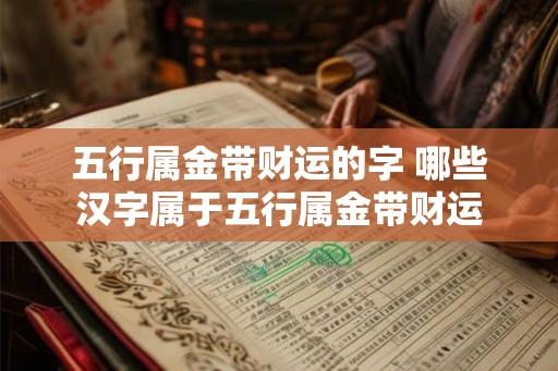 五行属金带财运的字 哪些汉字属于五行属金带财运