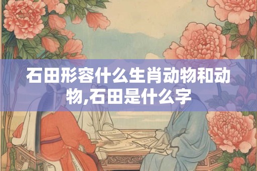 石田形容什么生肖动物和动物,石田是什么字