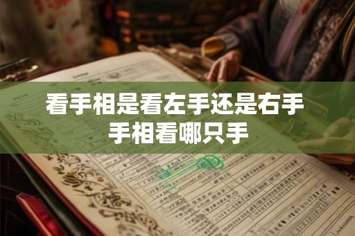 看手相是看左手还是右手 手相看哪只手