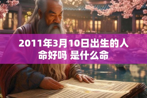 2011年3月10日出生的人命好吗 是什么命