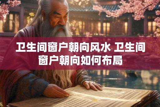 卫生间窗户朝向风水 卫生间窗户朝向如何布局 卫生间窗户朝向风水 卫生间窗户朝向如何布局