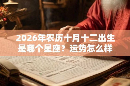 2026年农历十月十二出生是哪个星座?运势怎么样 2026年农历十月十二出生是哪个星座?运势怎么样
