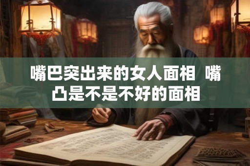 嘴巴突出来的女人面相  嘴凸是不是不好的面相