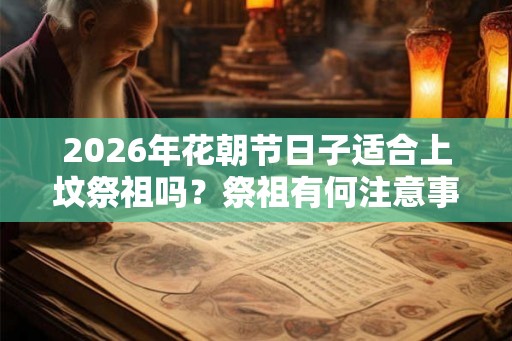 2026年花朝节日子适合上坟祭祖吗？祭祖有何注意事项？