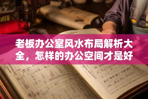 老板办公室风水布局解析大全，怎样的办公空间才是好的？