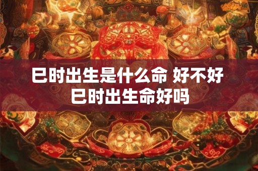 巳时出生是什么命 好不好 巳时出生命好吗 巳时出生是什么命 好不好 巳时出生命好吗