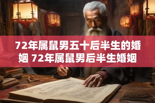 72年属鼠男五十后半生的婚姻 72年属鼠男后半生婚姻运势