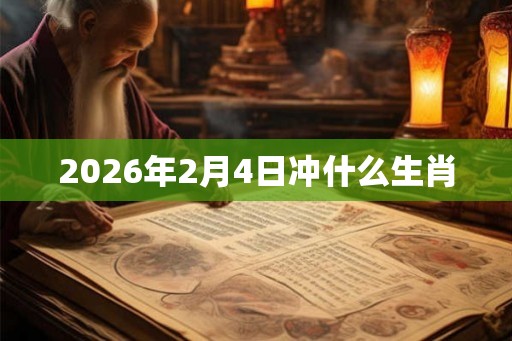 2026年2月4日冲什么生肖 2026年2月4日冲什么生肖