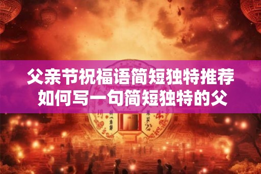 父亲节祝福语简短独特推荐 如何写一句简短独特的父亲节祝福语 父亲节祝福语简短独特推荐 如何写一句简短独特的父亲节祝福语
