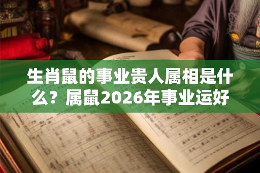 生肖鼠的事业贵人属相是什么？属鼠2026年事业运好吗？