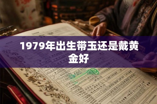 1979年出生带玉还是戴黄金好