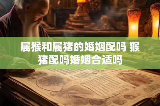 属猴和属猪的婚姻配吗 猴猪配吗婚姻合适吗 属猴和属猪的婚姻配吗 猴猪配吗婚姻合适吗