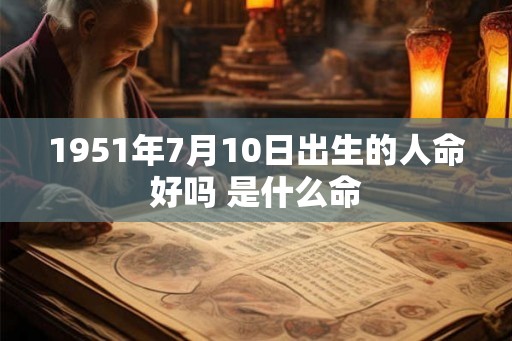 1951年7月10日出生的人命好吗 是什么命 1951年7月10日出生的人命好吗 是什么命