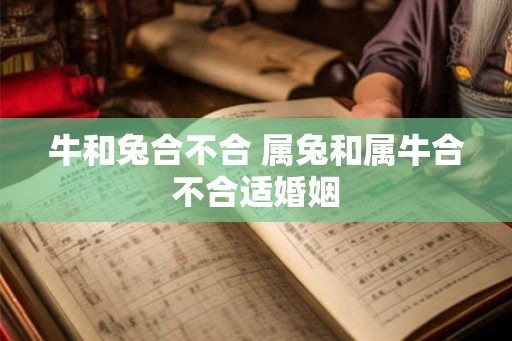 牛和兔合不合 属兔和属牛合不合适婚姻