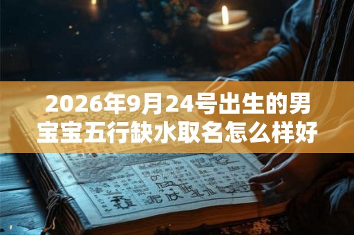 2026年9月24号出生的男宝宝五行缺水取名怎么样好