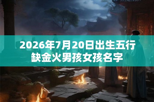 2026年7月20日出生五行缺金火男孩女孩名字